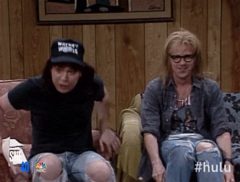 garth gif|wayne's world schwing gif.